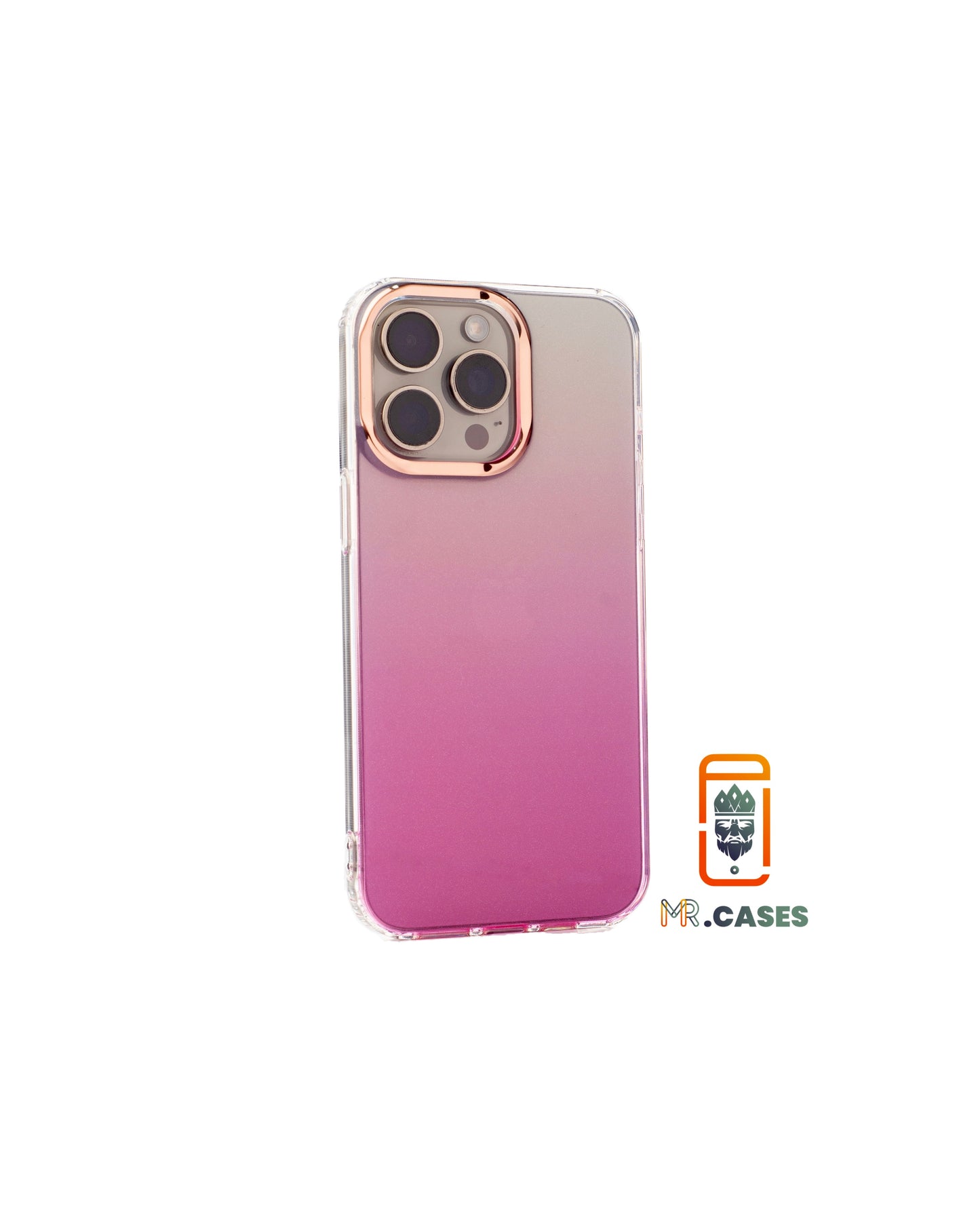 Glitter case with bronze lens