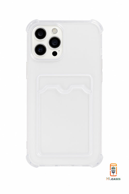 Transparent case with card holder 🤗