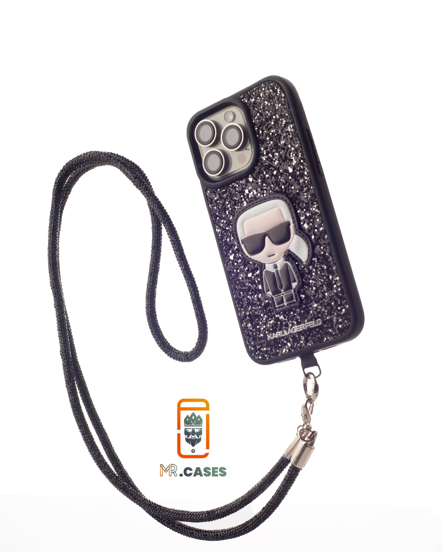 Karl lagerfeld glitter case