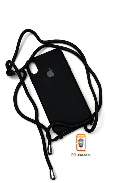 Silicone case with cord