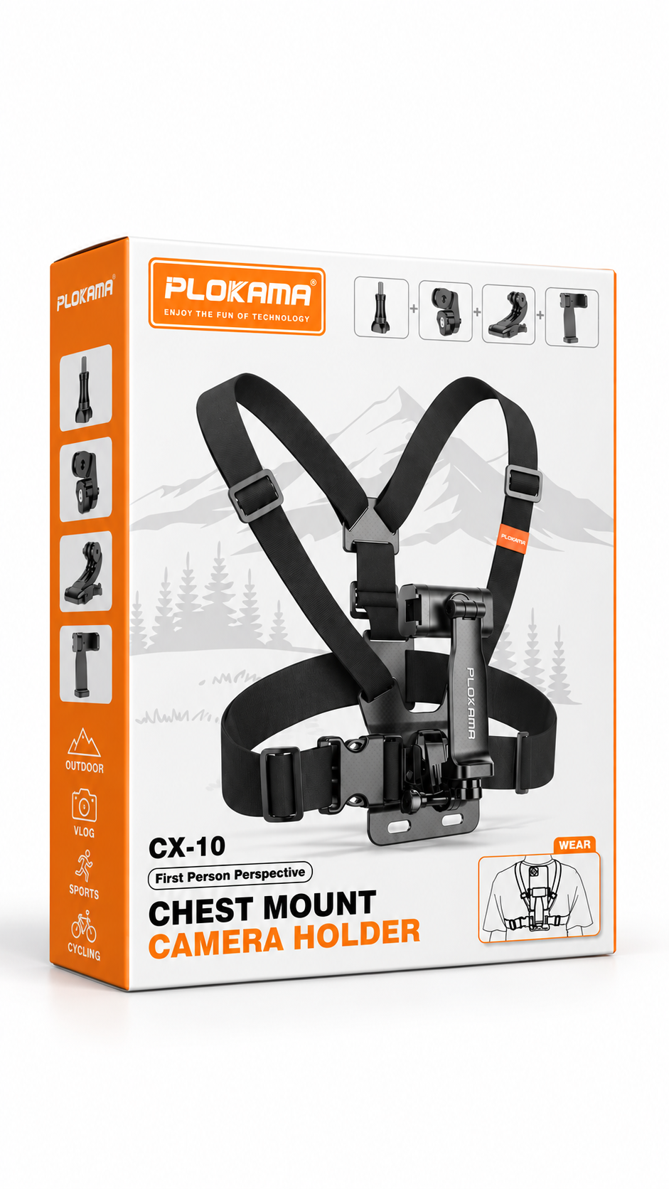 Chest mobile holder
