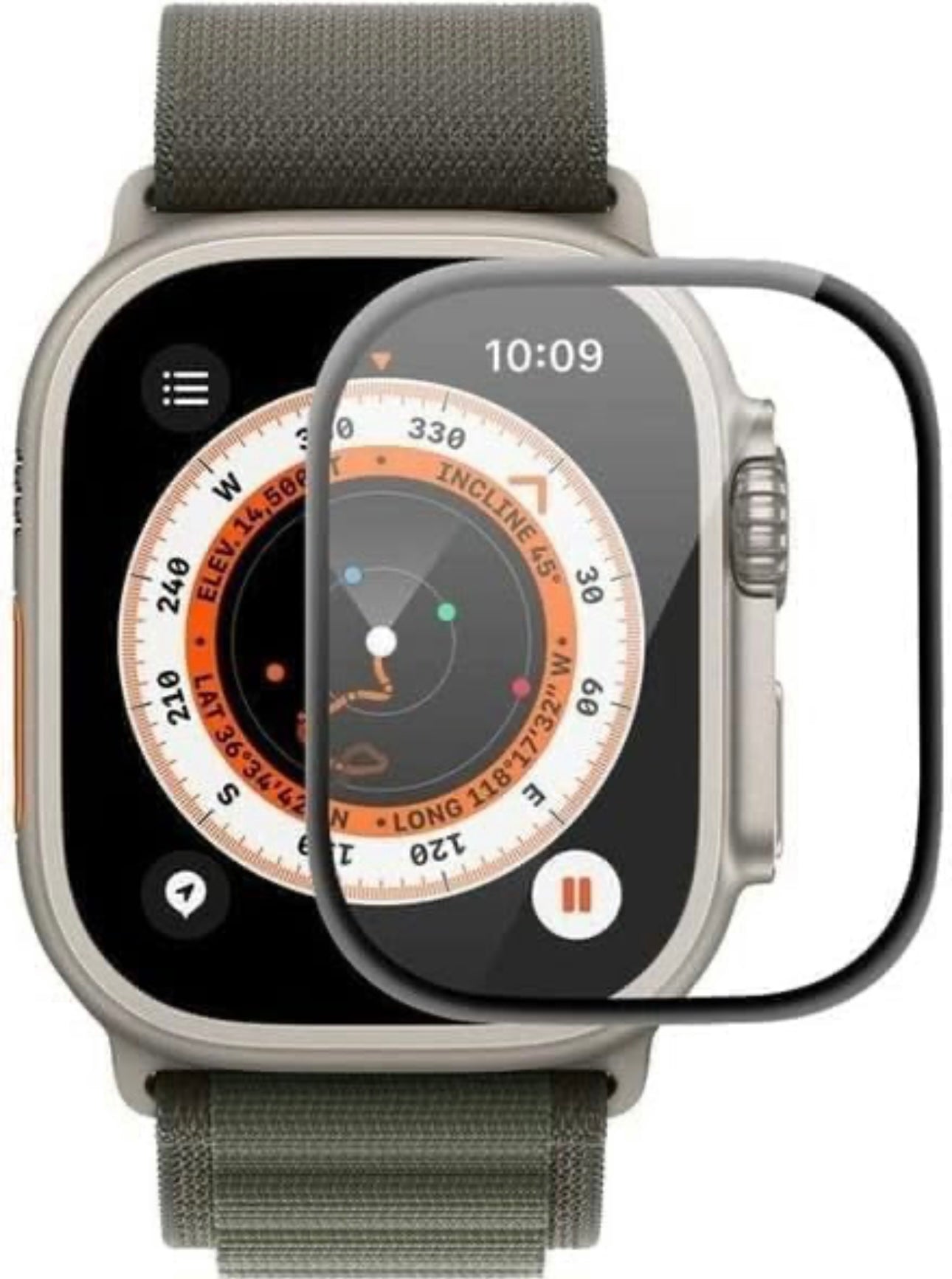 Screen protector for apple watch