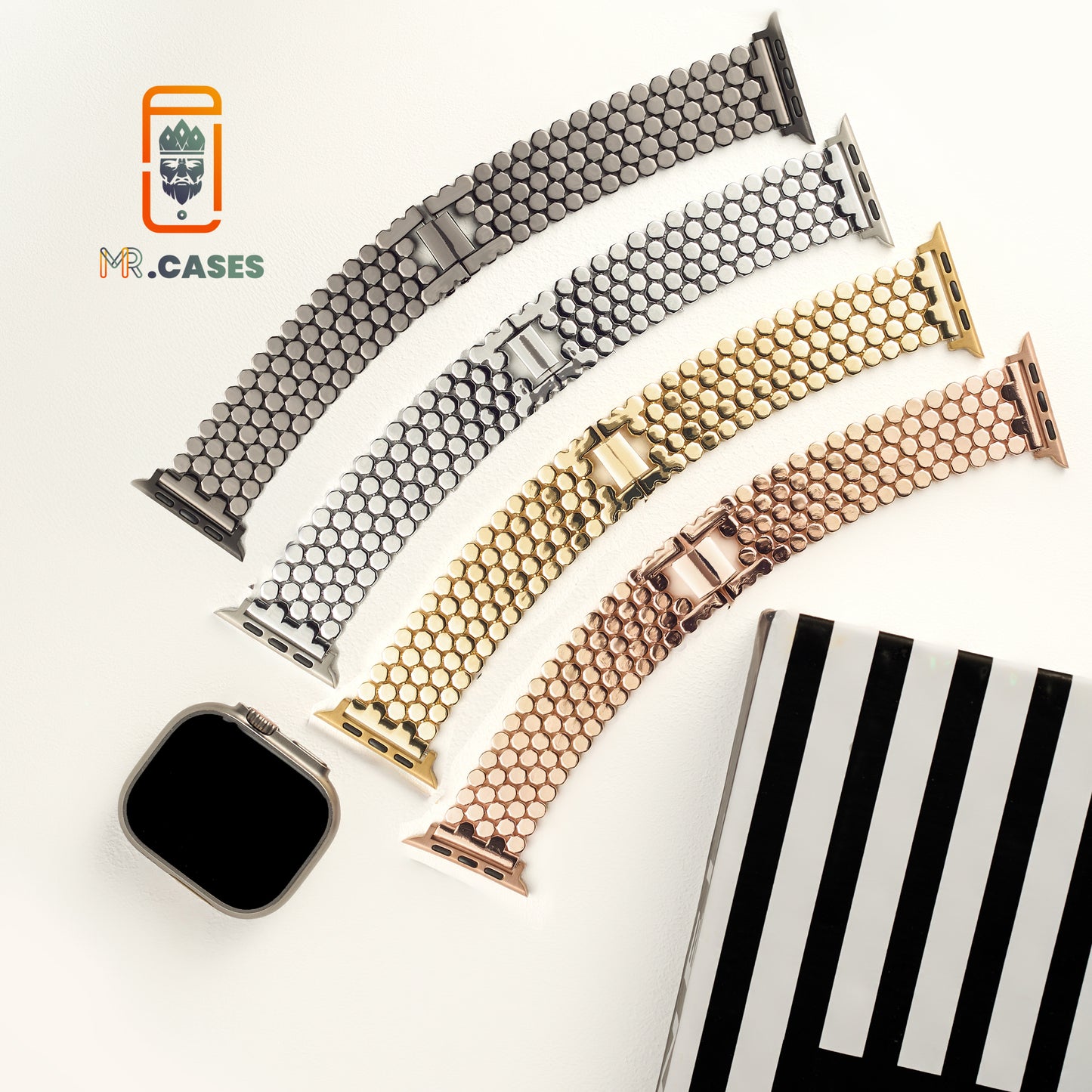 Snake watch band