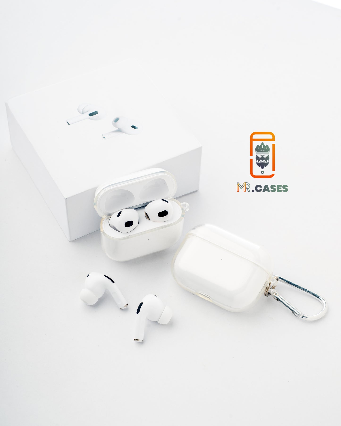 Transparent airpods case