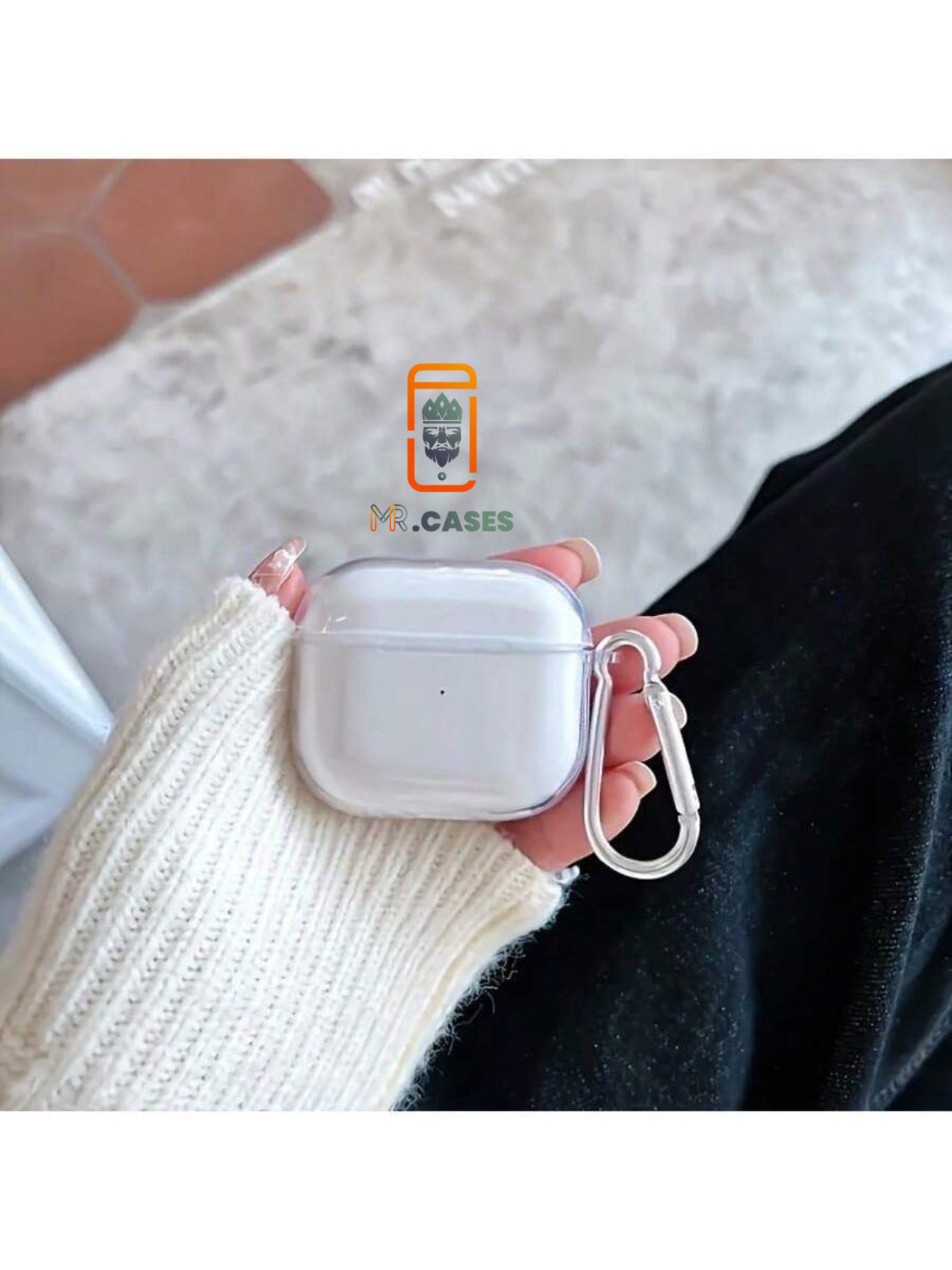 Transparent airpods case