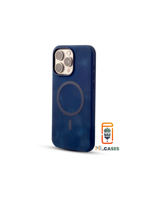 Leather case with magsafe