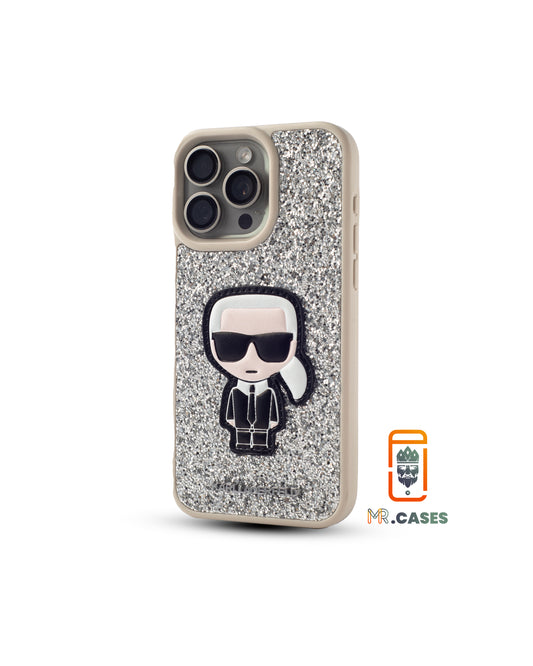 Karl lagerfeld glitter case
