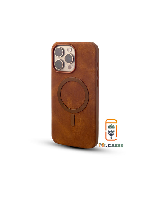Leather case with magsafe