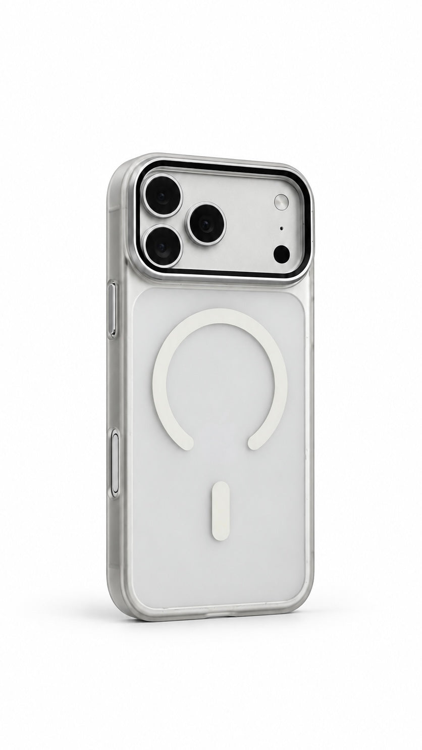 Gradient colors case with protection lens