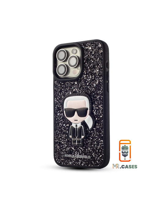 Karl lagerfeld glitter case