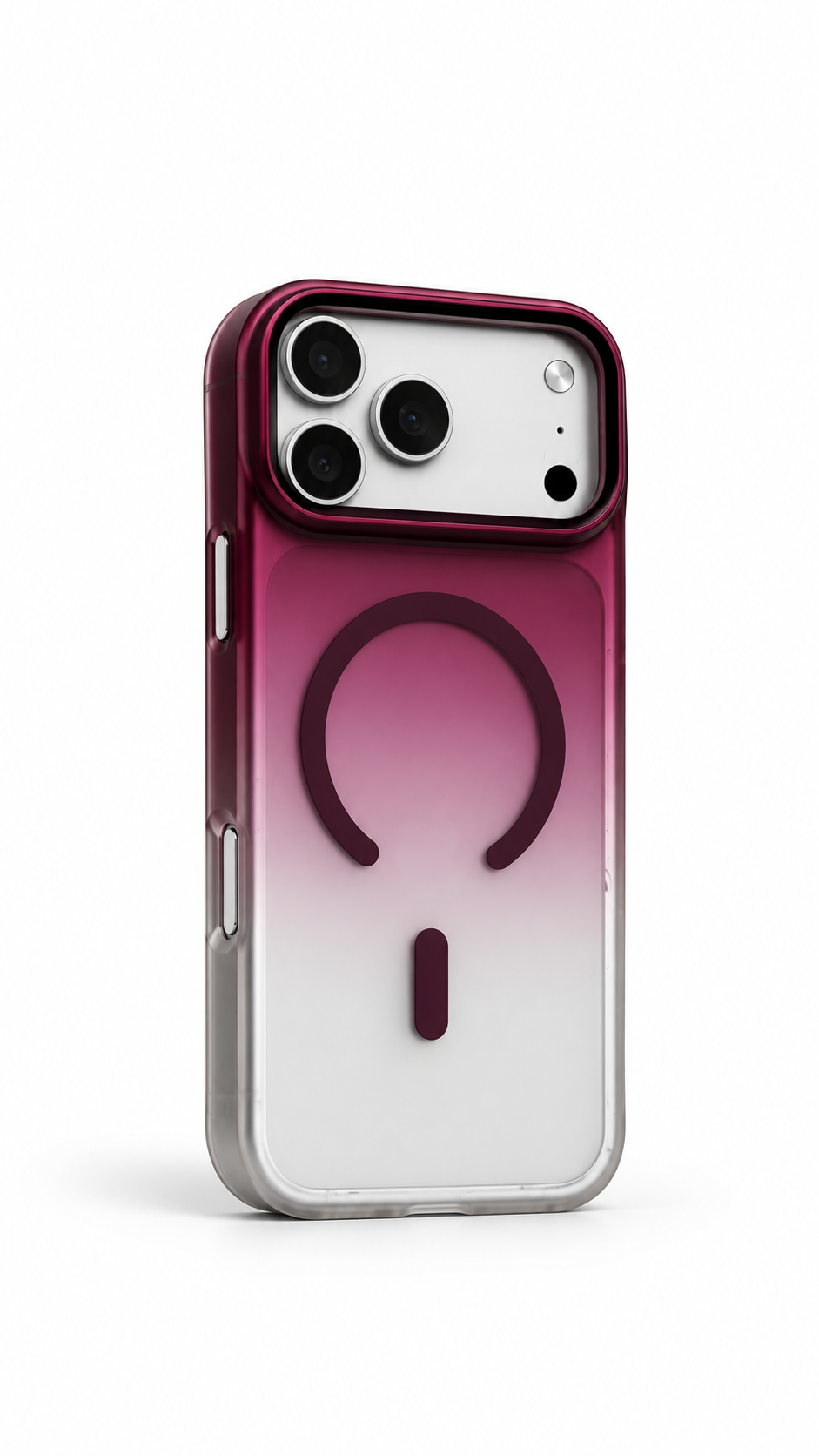 Gradient colors case with protection lens