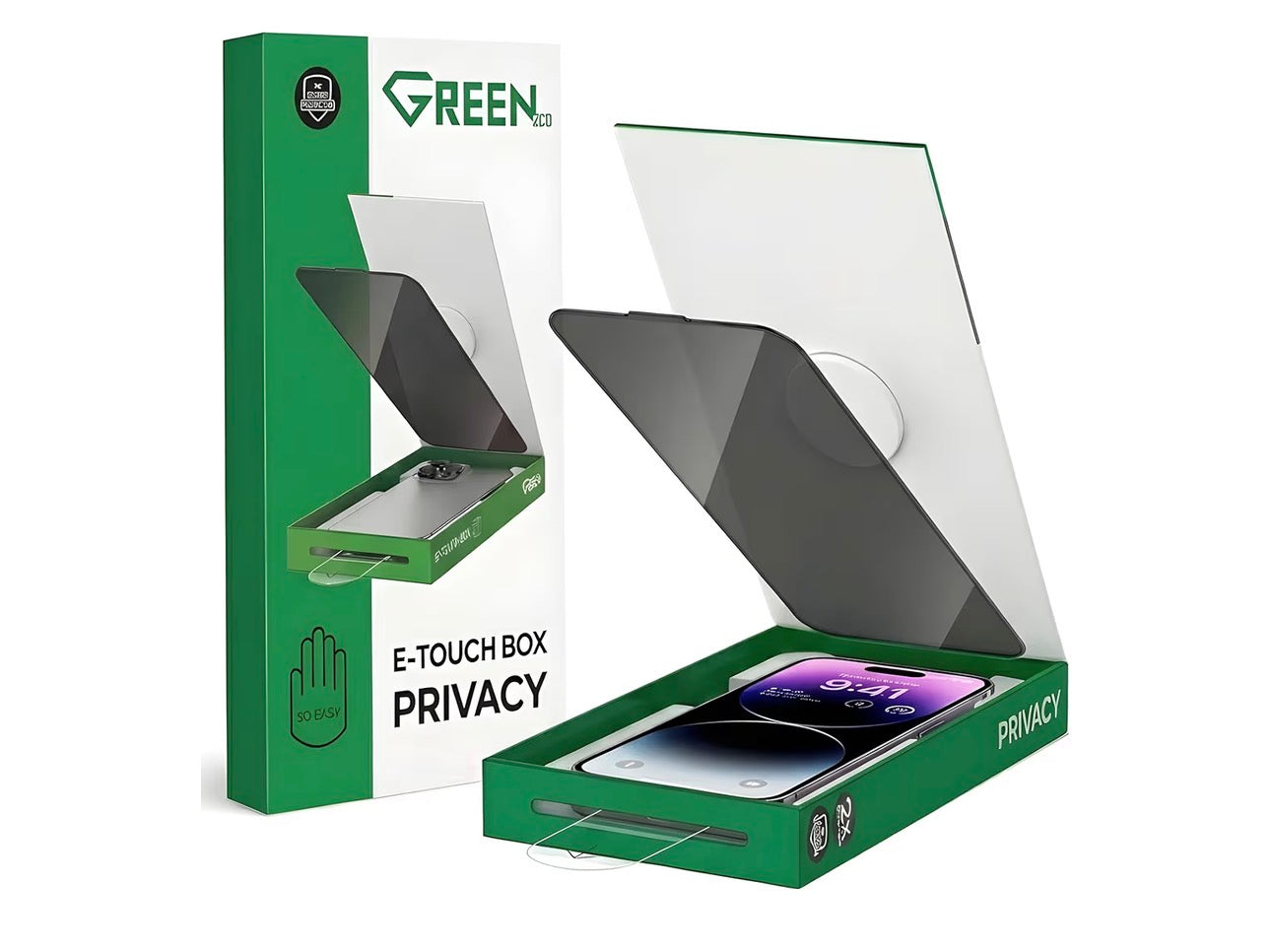 Green Screen protector privacy