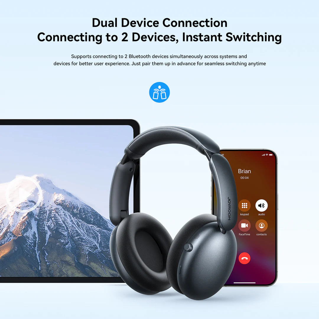 Joyroom-JH1 Hybrid ANC Wireless Headphones-Black