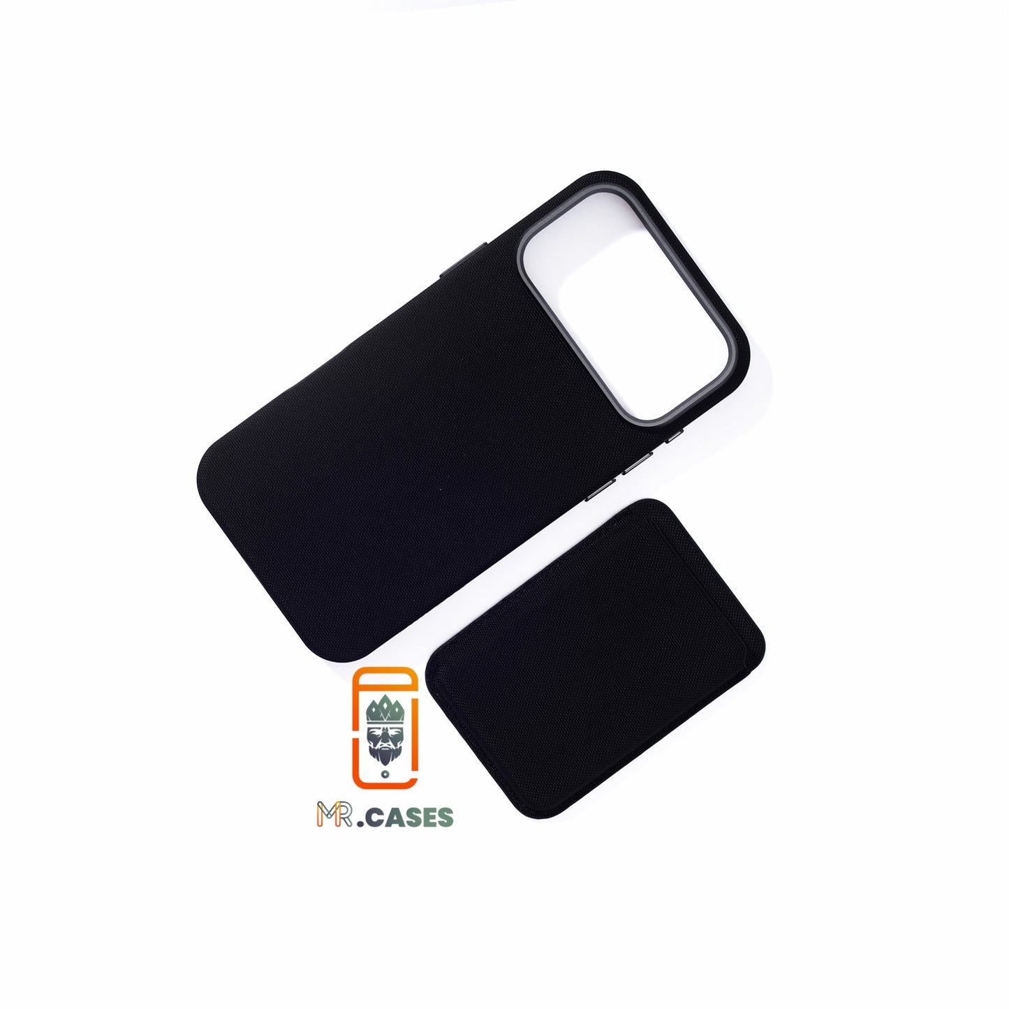 Fabric case with wallet magsafe